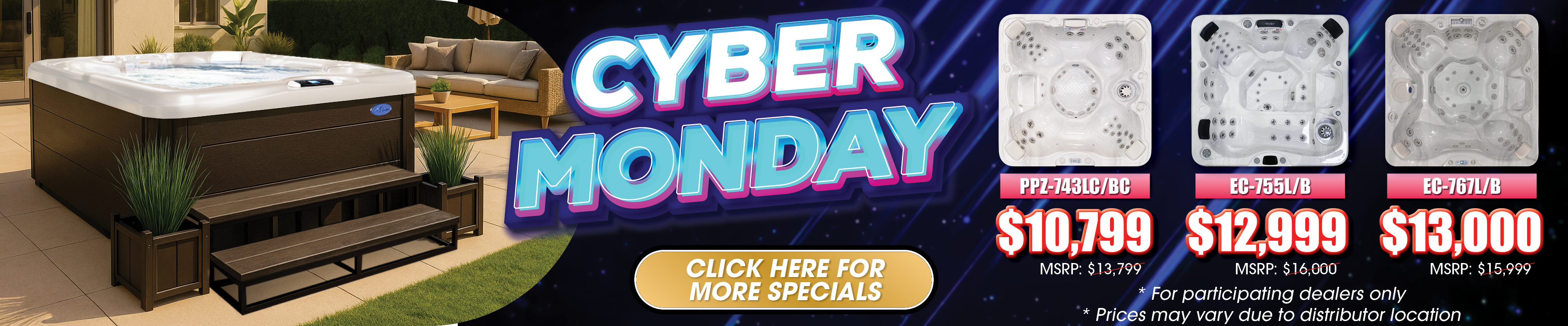 Calspas hot tub being used in a family setting - Saint Cloud